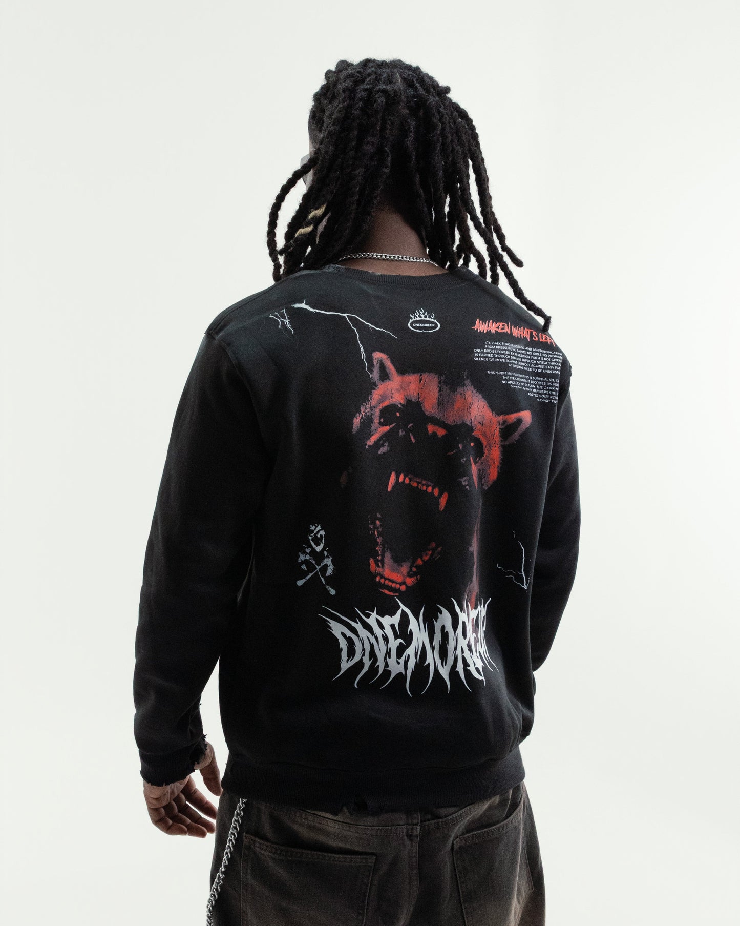 Premium Crewneck Chrimson Hyena