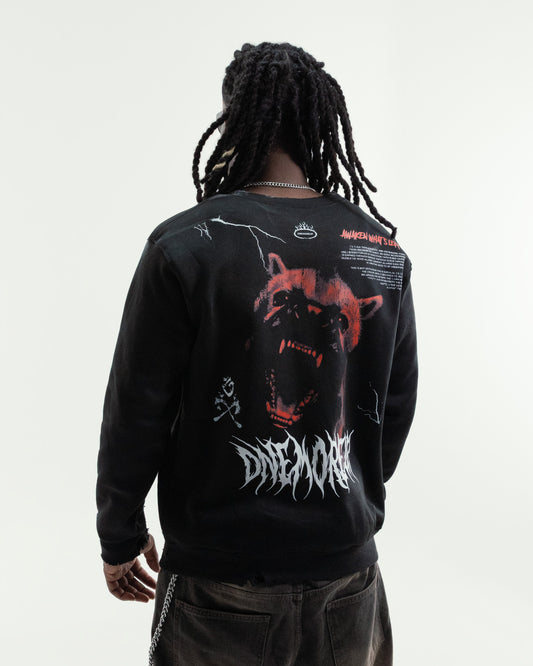 Premium Crewneck Chrimson Hyena
